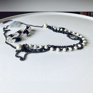 Women's necklace & bracelet & earring set BIZOU